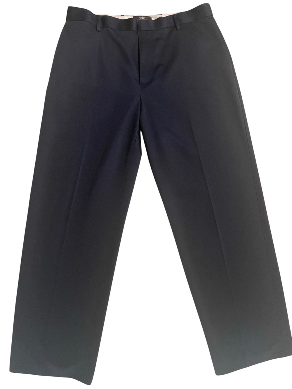 Dockers Essential Khaki Pants 34x30 Navy Blue Business Casual Dress Chino